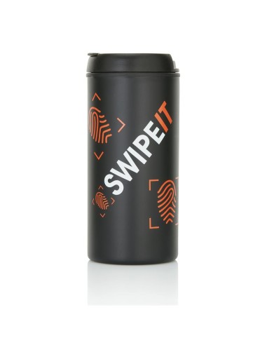 Vaso de acero inoxidable Nanjing doble capa, interior PP, diseño minimalista 300ml PERSONALIZABLE