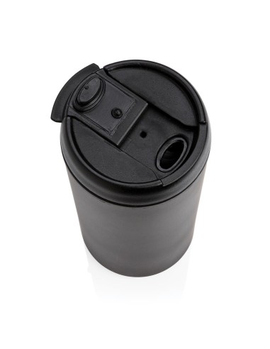 Vaso de acero inoxidable Nanjing doble capa, interior PP, diseño minimalista 300ml PERSONALIZABLE