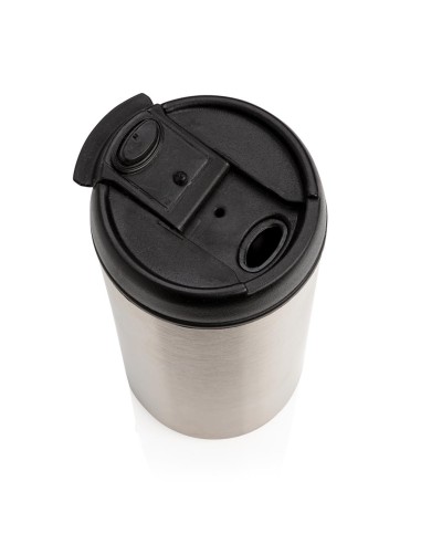 Vaso de acero inoxidable Nanjing doble capa, interior PP, diseño minimalista 300ml PERSONALIZABLE