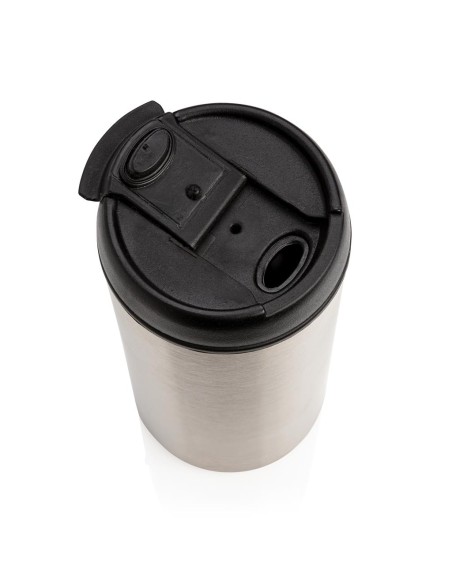 Vaso de acero inoxidable Nanjing doble capa, interior PP, diseño minimalista 300ml PERSONALIZABLE