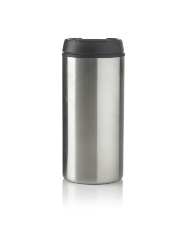 Vaso de acero inoxidable Nanjing doble capa, interior PP, diseño minimalista 300ml PERSONALIZABLE