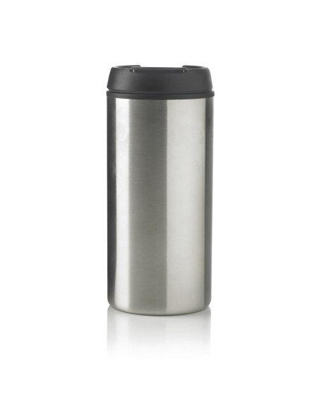 Vaso de acero inoxidable Nanjing doble capa, interior PP, diseño minimalista 300ml PERSONALIZABLE