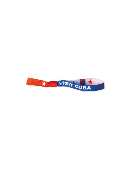 Pulsera de tela Keighley con logo tejido colores PERSONALIZABLE