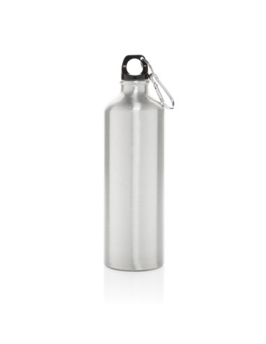 Botella agua de aluminio Chennai con mosquetón sin BPA 750ml PERSONALIZABLE