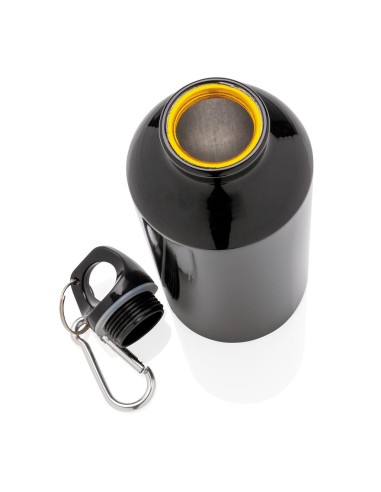 Botella agua de aluminio Kingaroy con mosquetón sin BPA 400ml PERSONALIZABLE
