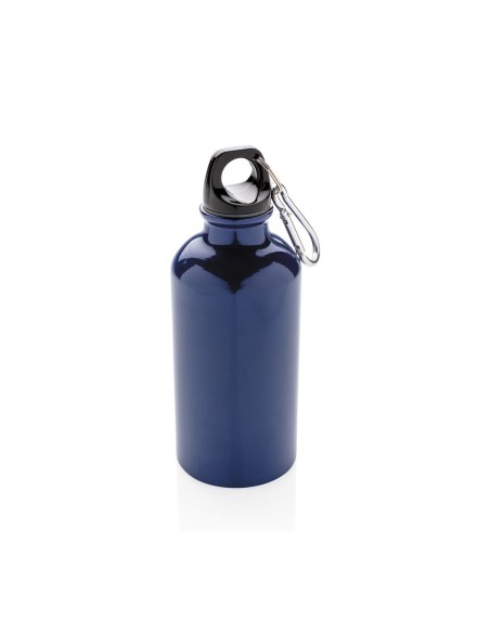 Botella agua de aluminio Kingaroy con mosquetón sin BPA 400ml PERSONALIZABLE