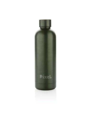 Botella agua de acero inoxidable reciclado Helsinki doble capa sin BPA 500ml PERSONALIZABLE