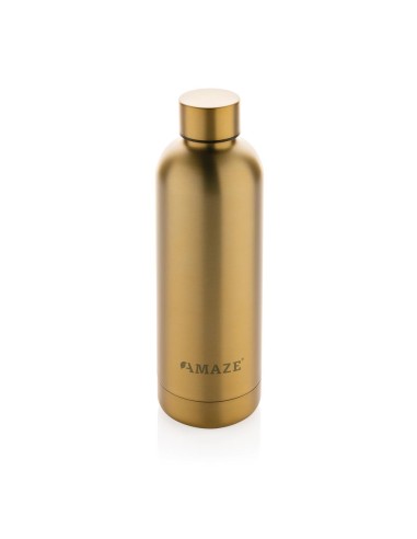 Botella agua de acero inoxidable reciclado Helsinki doble capa sin BPA 500ml PERSONALIZABLE