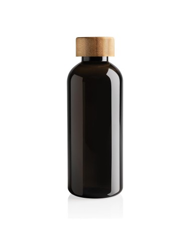 Botella agua reutilizable RPET Wollongong sin BPA con tapa bambú 660ml PERSONALIZABLE