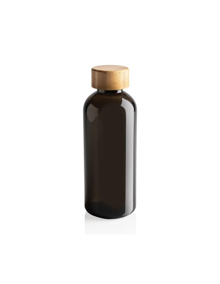 Botella agua reutilizable RPET Wollongong sin BPA con tapa bambú 660ml PERSONALIZABLE