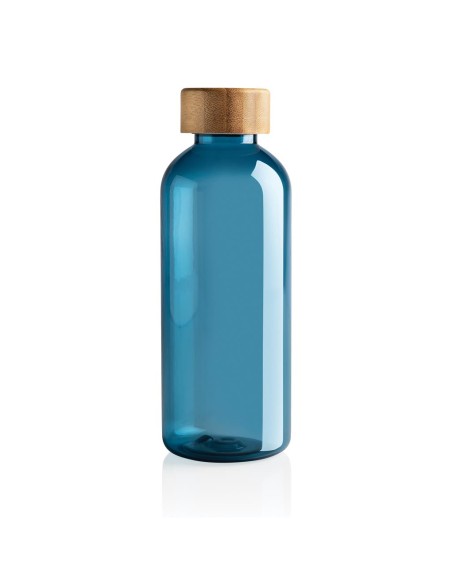 Botella agua reutilizable RPET Wollongong sin BPA con tapa bambú 660ml PERSONALIZABLE