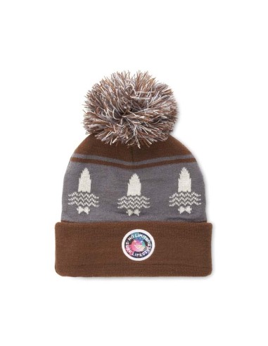 Gorro jacquard RPET St Albans con puño y borla PERSONALIZABLE