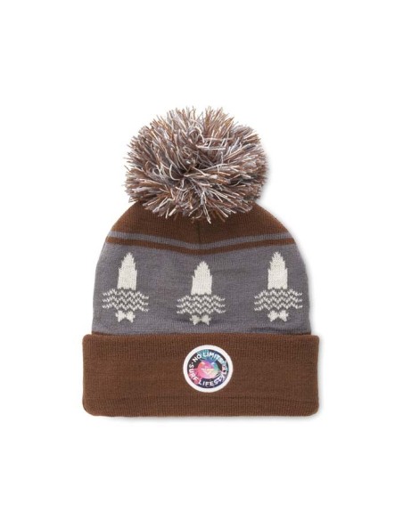 Gorro jacquard RPET St Albans con puño y borla PERSONALIZABLE
