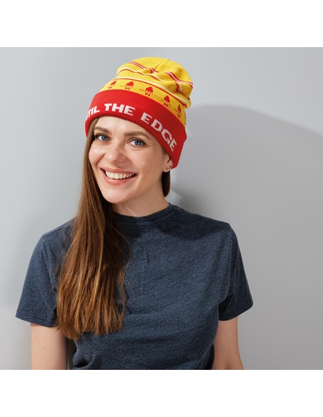 Gorro jacquard RPET Southend con puño PERSONALIZABLE