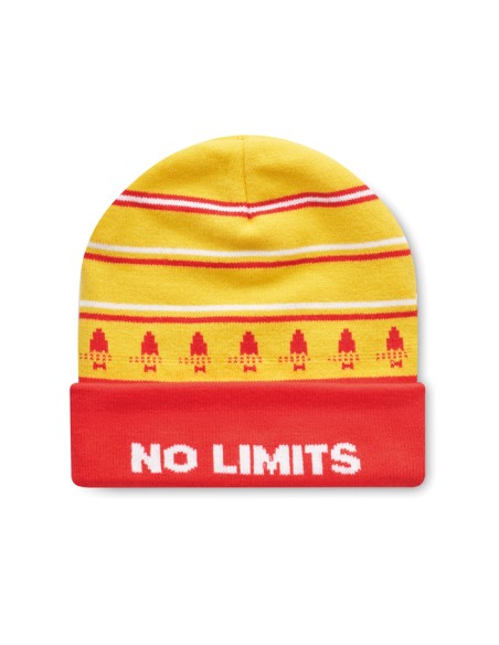 Gorro jacquard RPET Southend con puño PERSONALIZABLE