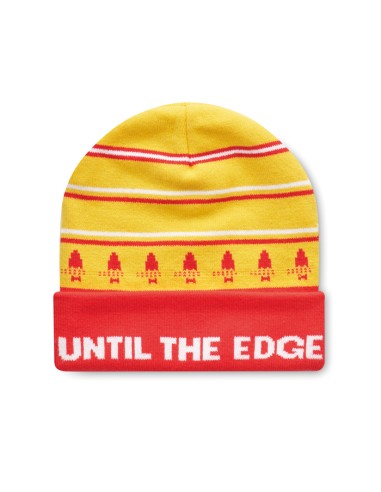 Gorro jacquard RPET Southend con puño PERSONALIZABLE