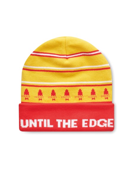 Gorro jacquard RPET Southend con puño PERSONALIZABLE
