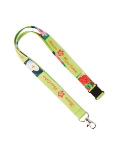 Lanyard de RPET Barnsley especial sublimación con mosquetón metálico PERSONALIZABLE 2