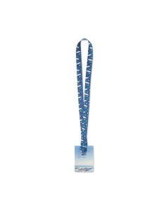 Lanyard de RPET Ostrava especial sublimación sin mosquetón metálico diseño patentado PERSONALIZABLE 2