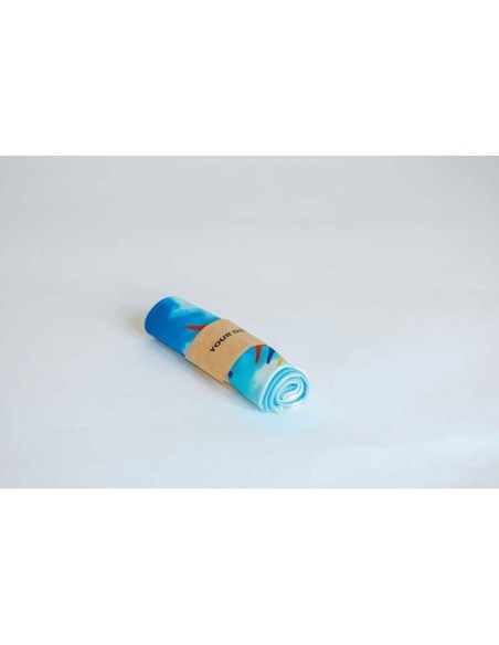 Toalla de deporte refrescante de RPET 140g/m2 Omis PERSONALIZABLE