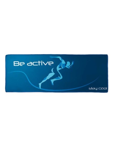 Toalla de deporte refrescante de RPET 140g/m2 Omis PERSONALIZABLE