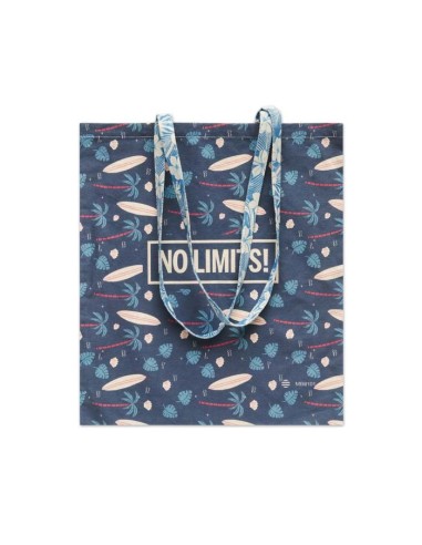 Bolsa de algodón Casablanca asas largas impresión en toda la superficie PERSONALIZABLE