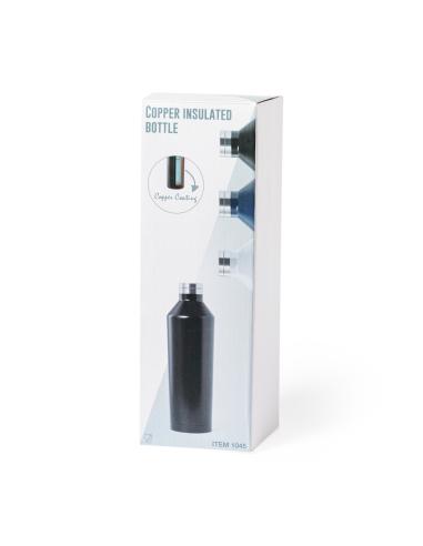Botella agua de acero inoxidable Rugby doble capa 800ml PERSONALIZABLE