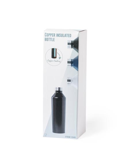 Botella agua de acero inoxidable Rugby doble capa 800ml PERSONALIZABLE