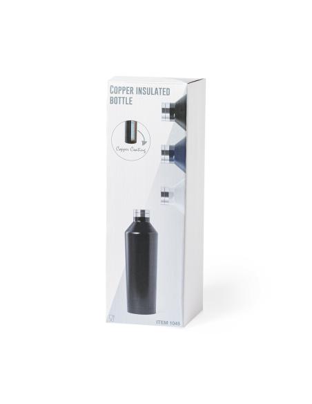 Botella agua de acero inoxidable Rugby doble capa 800ml PERSONALIZABLE