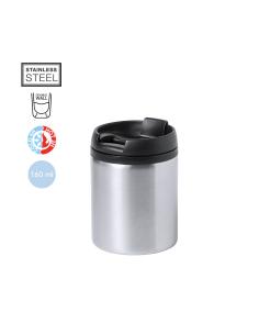 Taza térmica de acero inoxidable Rhondda doble capa sin BPA 160ml PERSONALIZABLE 2