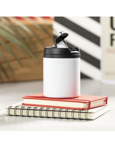 Taza térmica de acero inoxidable Rhondda doble capa sin BPA 160ml PERSONALIZABLE