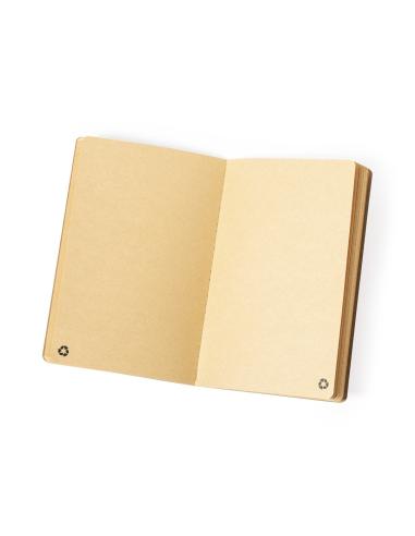 Libreta A5 Vodice con tapas de cartón reciclado PERSONALIZABLE