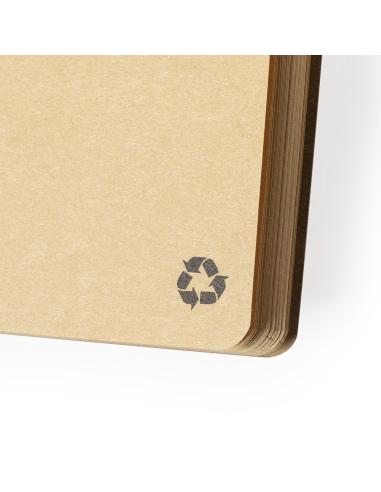 Libreta A5 Vodice con tapas de cartón reciclado PERSONALIZABLE