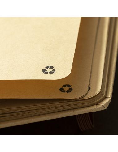 Libreta A5 Vodice con tapas de cartón reciclado PERSONALIZABLE