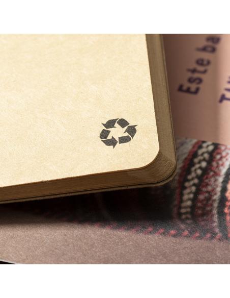 Libreta A5 Vodice con tapas de cartón reciclado PERSONALIZABLE