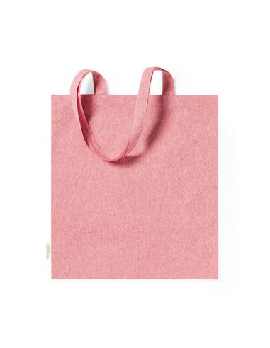 Bolsa de tela Zaragoza algodón reciclado 140g/m2 asas largas colores PERSONALIZABLE