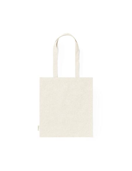 Bolsa de tela Zaragoza algodón reciclado 140g/m2 asas largas colores PERSONALIZABLE