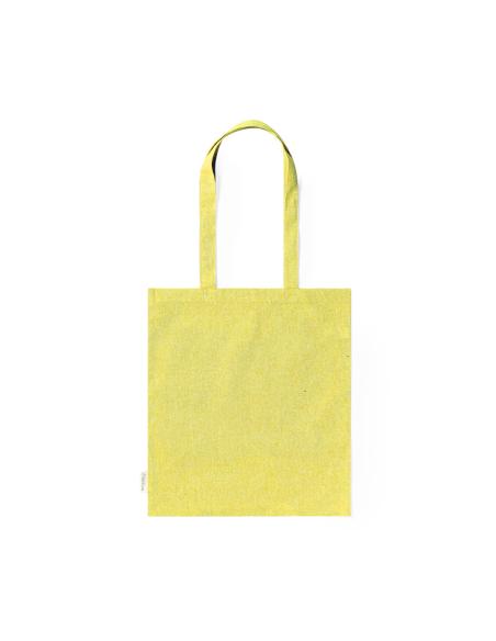 Bolsa de tela Zaragoza algodón reciclado 140g/m2 asas largas colores PERSONALIZABLE