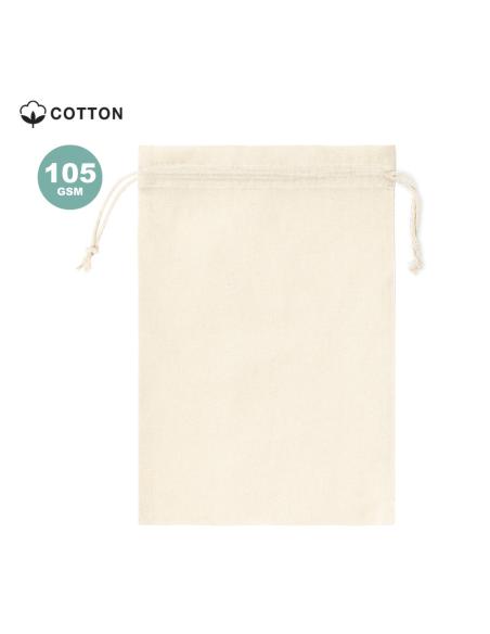 Bolsa de tela algodón Adana para regalo grande 105g/m2 natur PERSONALIZABLE