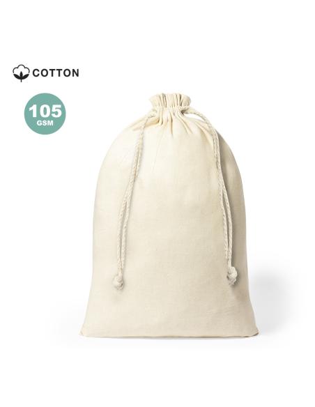 Bolsa de tela algodón Adana para regalo grande 105g/m2 natur PERSONALIZABLE