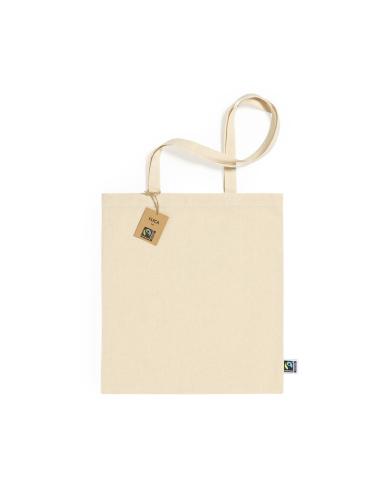 Bolsa de tela Pune algodón 180g/m2 natur Fair Trade PERSONALIZABLE