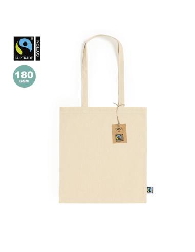Bolsa de tela Pune algodón 180g/m2 natur Fair Trade PERSONALIZABLE