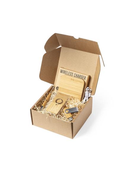 Caja presentación Vigo de cartón reciclado pequeña PERSONALIZABLE