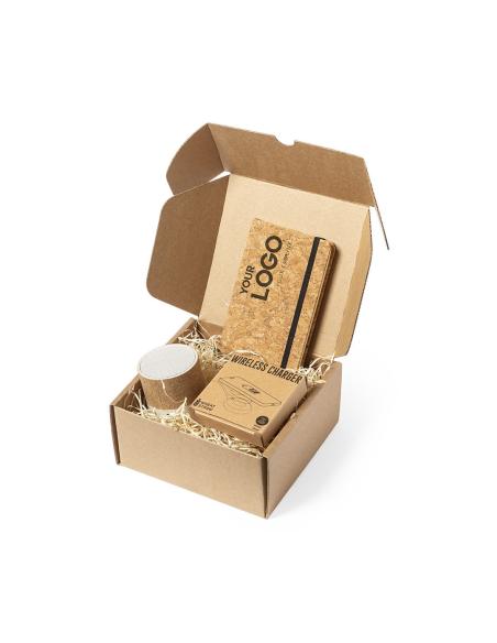Caja presentación Vigo de cartón reciclado pequeña PERSONALIZABLE