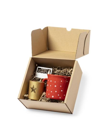 Caja presentación Vigo de cartón reciclado pequeña PERSONALIZABLE