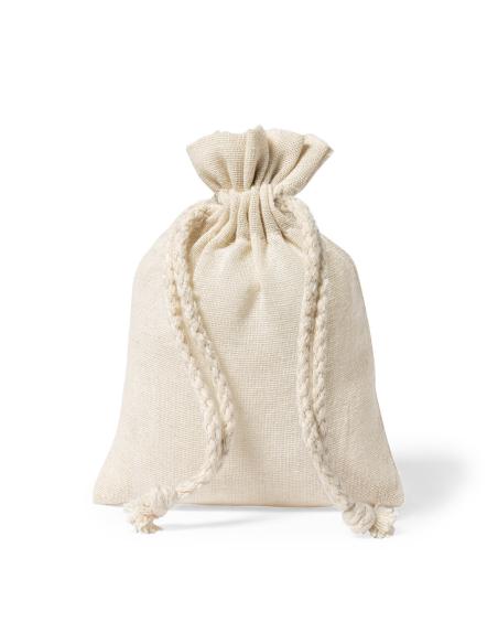 Bolsita de tela Naga algodón pequeña con cordón 105g/m2 natur PERSONALIZABLE