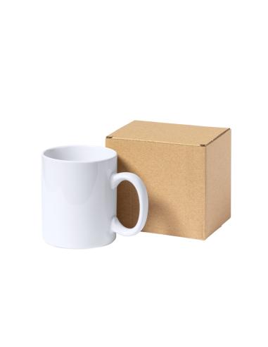 Caja presentación de cartón reciclado Agra para tazas PERSONALIZABLE