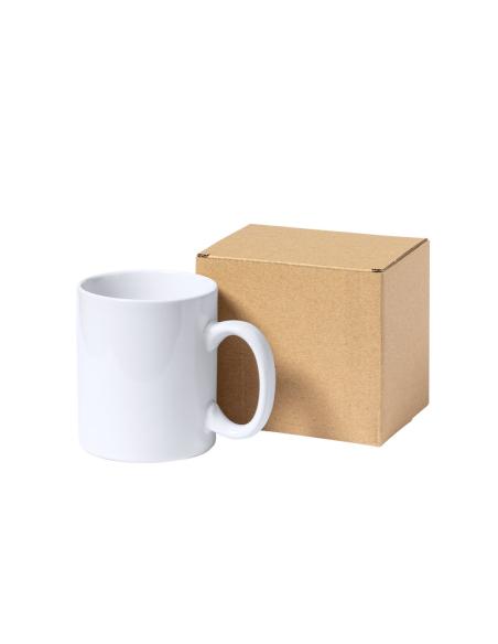 Caja presentación de cartón reciclado Agra para tazas PERSONALIZABLE