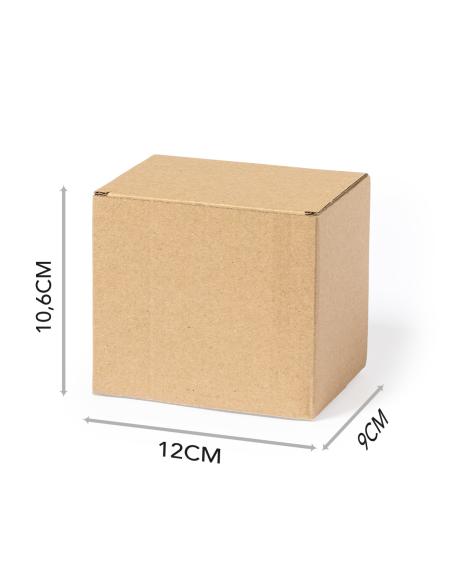 Caja presentación de cartón reciclado Agra para tazas PERSONALIZABLE