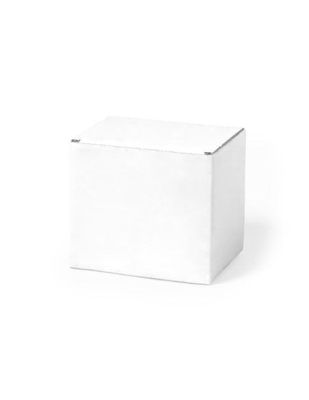 Caja presentación de cartón reciclado blanco Albury para tazas PERSONALIZABLE